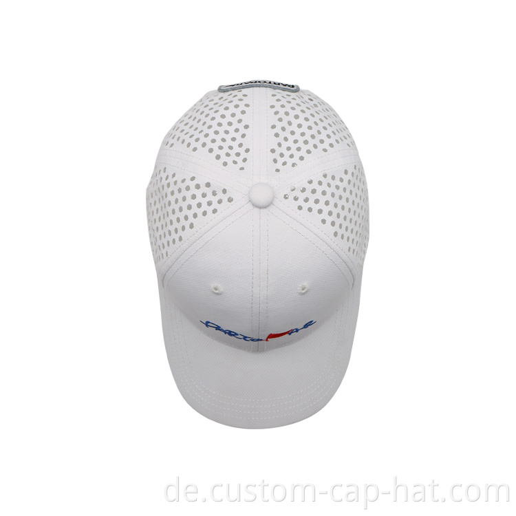 Weiße Baseballkappe White Baseball Cap